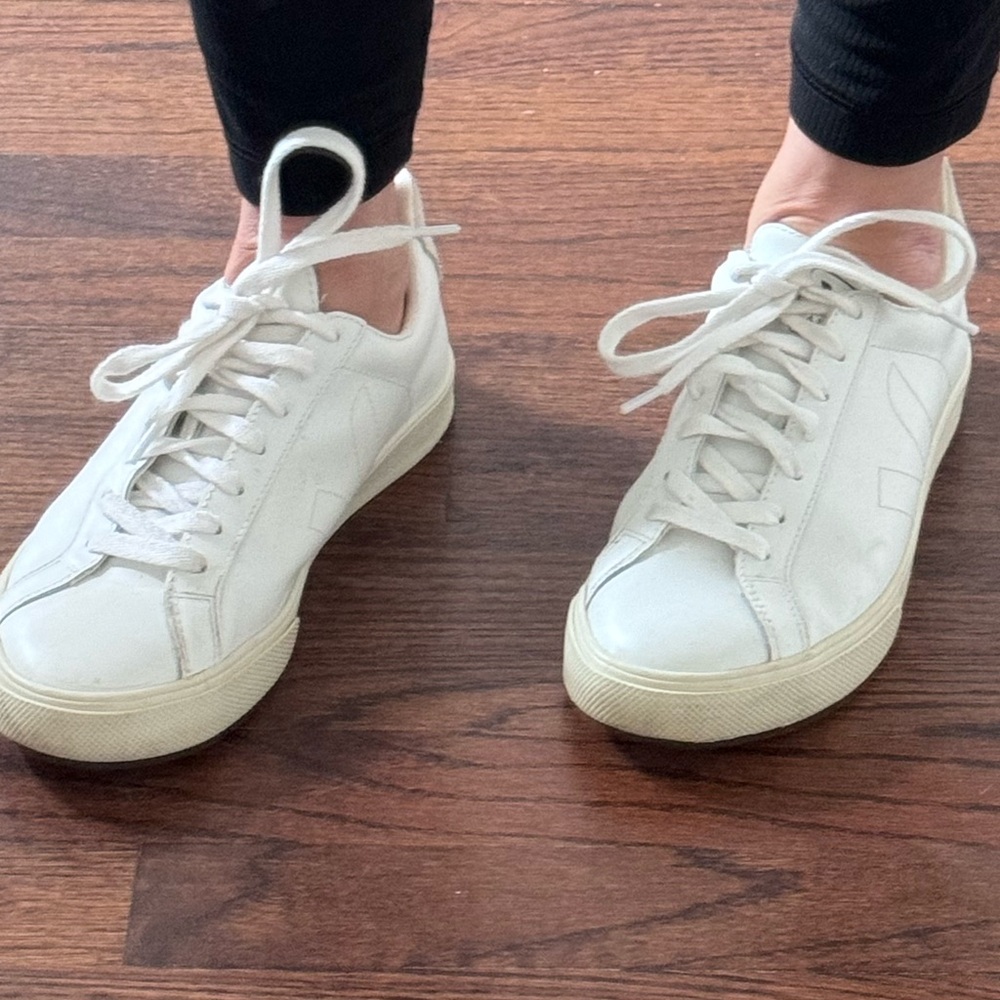 Veja White Leather Women's Sneakers